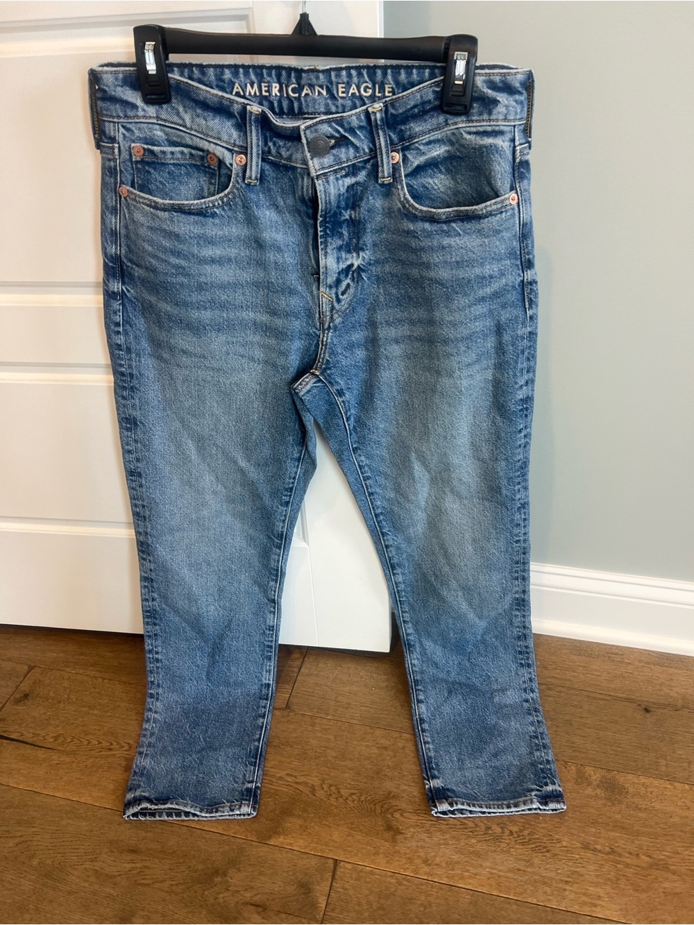 Men’s American Eagle Outfitters Men’s Skinny Jeans - Light Blue Wash-Size 30/32